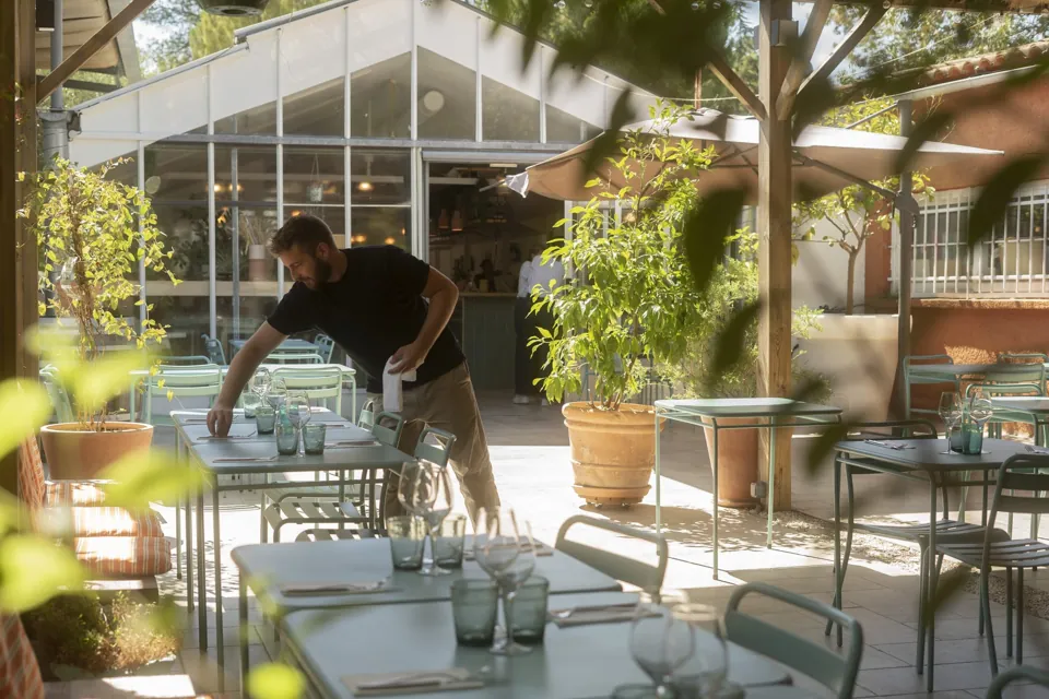 Le patio du restaurant
