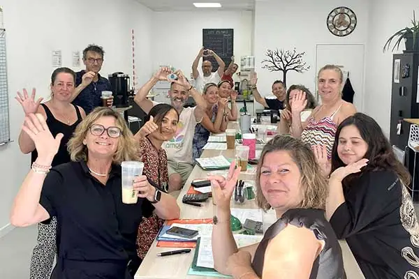 Les membres du club Sainte-Julie réunis à Grabels